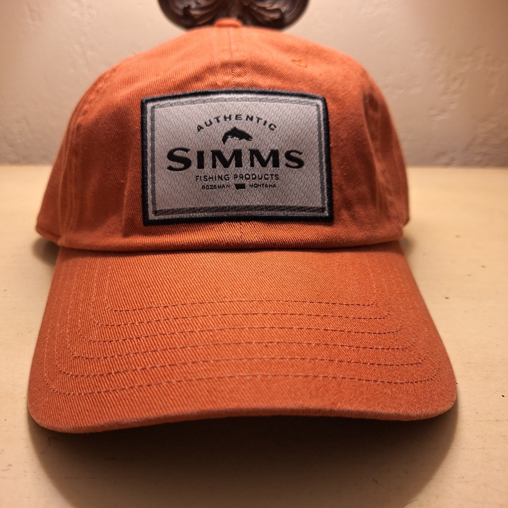 Simms Orange Baseball Cap